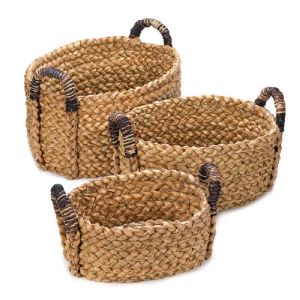 CRustic Woven Nesting Baskets - Click To Enlarge