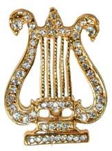 CPraiser's Harp Pin - Click To Enlarge