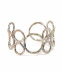 Orbit Cuff silver toned bracelet