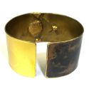 Tiger Eye Brass Cuff bracelet