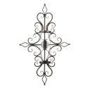FLOURISHED CANDLE WALL SCONCE