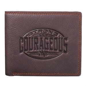 CJoshua 1:9 Leather Wallet in Tin - Click To Enlarge