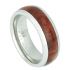 Men's Ring - with Wood Accent: Righteous Man - Proverbs 20:7 - Click To Enlarge