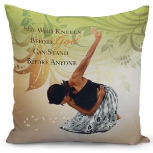CPC - She Who Kneels Pillow Cover - Click To Enlarge