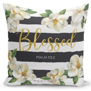 CPC - Blessed Magnolia Pillow Cover - Click To Enlarge